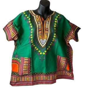 NWT Dashiki Top Unisex. Size L